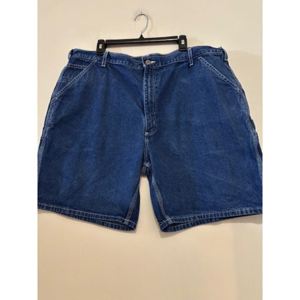 CARHARTT CARPENTER SHORTS DENIM 42 jean shorts y2k utility workwear VTG USA